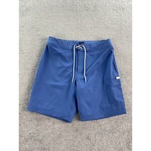 NWT J Crew Shorts Mens 31 Blue Windbreaker Quick Dry Running Athletic Activewear